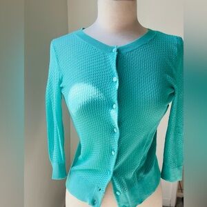 Talbots Pima cotton cardigan